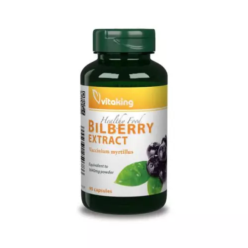 Vitaking Bilberry (fekete áfonya) kapszula 90x
