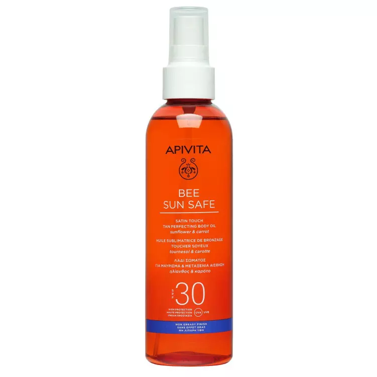 APIVITA BEE SUN SAFE Barnulást segítő olaj SPF30 200ml