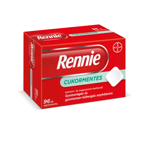 Rennie cukormentes rágótabletta 96x