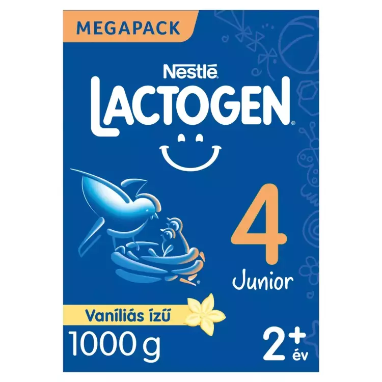 Lactogen Junior 4 vanília ízű tejalapú italpor 24+ 1000g