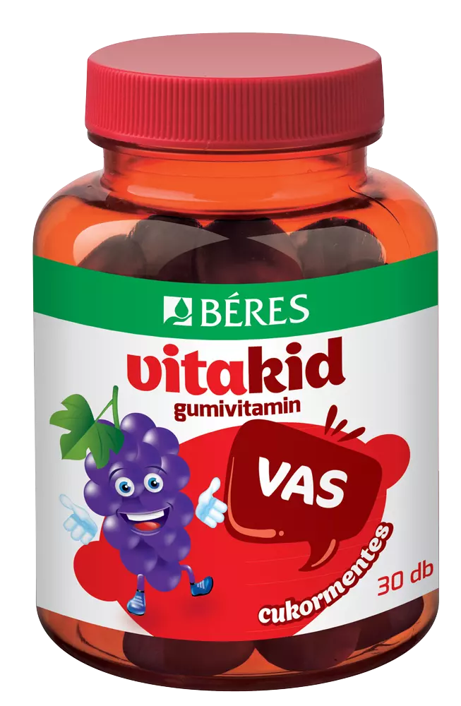 Béres VitaKid Vas gumivitamin gumitabletta 30x Béres VitaKid Vas gumivitamin gumitabletta 30x