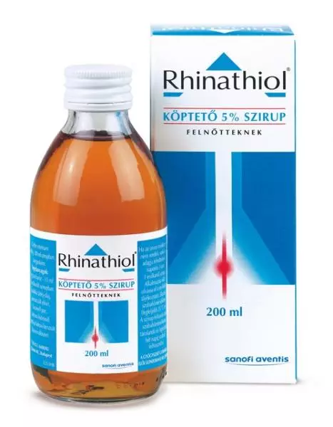 Rhinathiol köptető 50 mg/ml szirup felnőtteknek 1x200ml Rhinathiol köptető 50 mg/ml szirup felnőtteknek 1x200ml