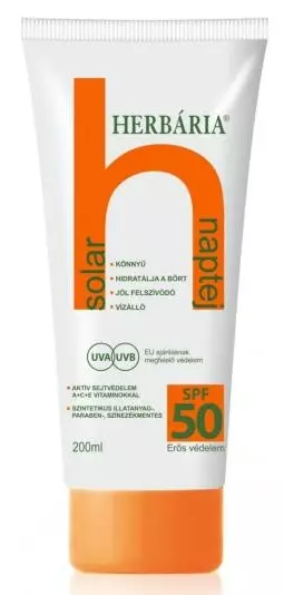 Herbária Solar naptej SPF 50 200ml
