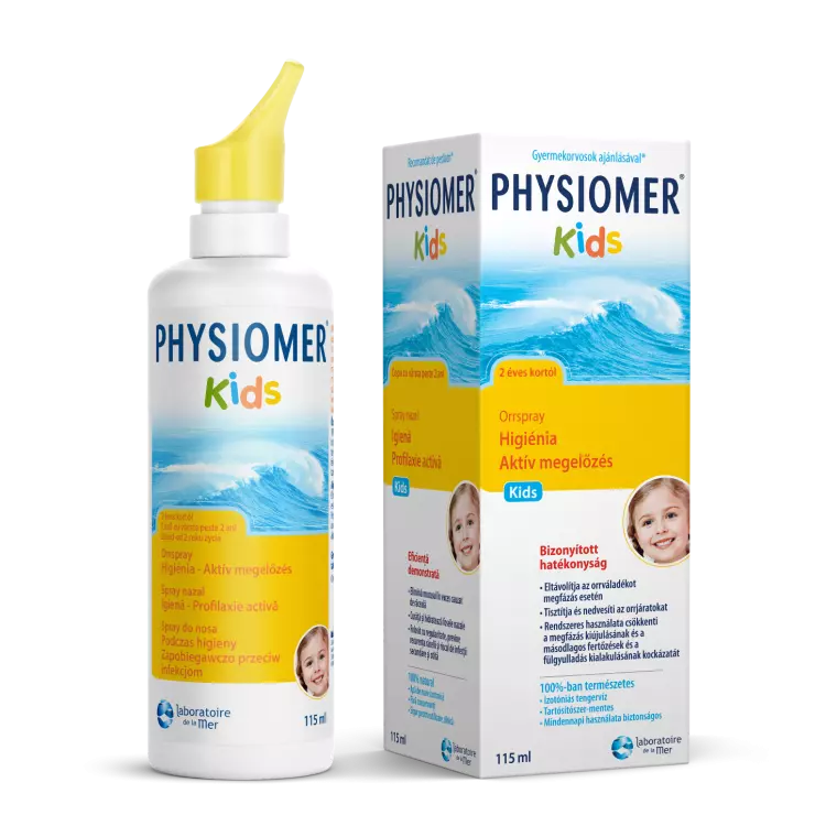 Physiomer orröblítő oldat gyermek 115ml Physiomer orröblítő oldat gyermek 115ml