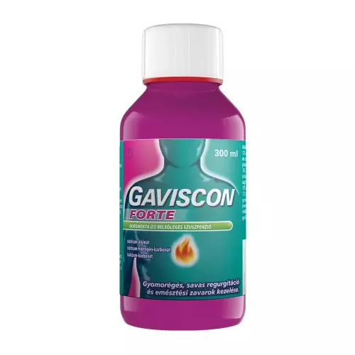Gaviscon Forte borsmenta ízű belsőleges szuszp. 300ml