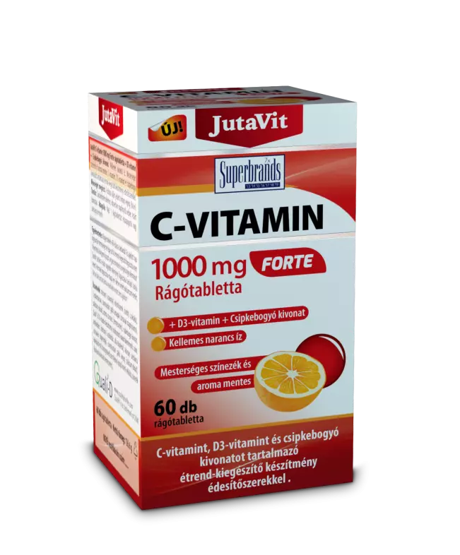 JutaVit C-vitamin 1000 mg Forte rágótabletta 60x JutaVit C-vitamin 1000 mg Forte rágótabletta 60x