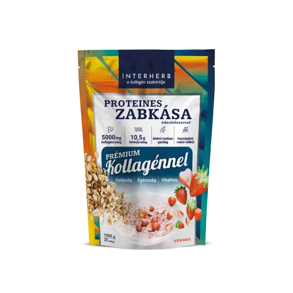 Interherb proteines zabkása eper ízű 1000g Interherb proteines zabkása eper ízű 1000g
