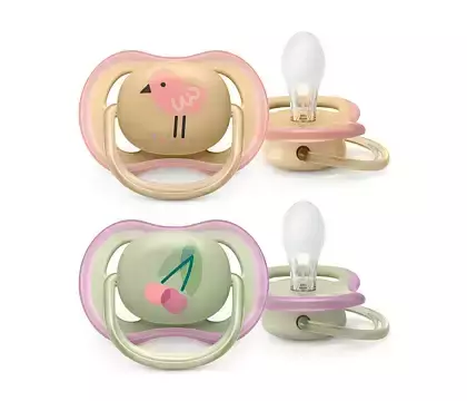 Avent Ultra Air játszócumi lány 0-6hó pasztell 2x Avent Ultra Air játszócumi lány 0-6hó pasztell 2x