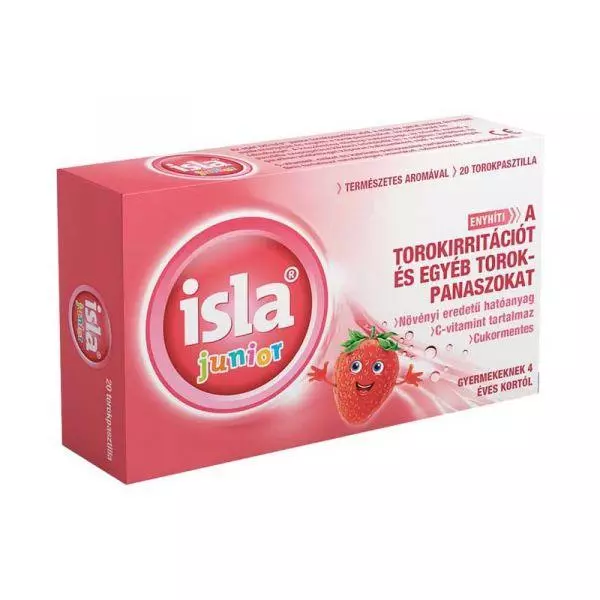 Isla-Junior torokpasztilla 20x Isla-Junior torokpasztilla 20x