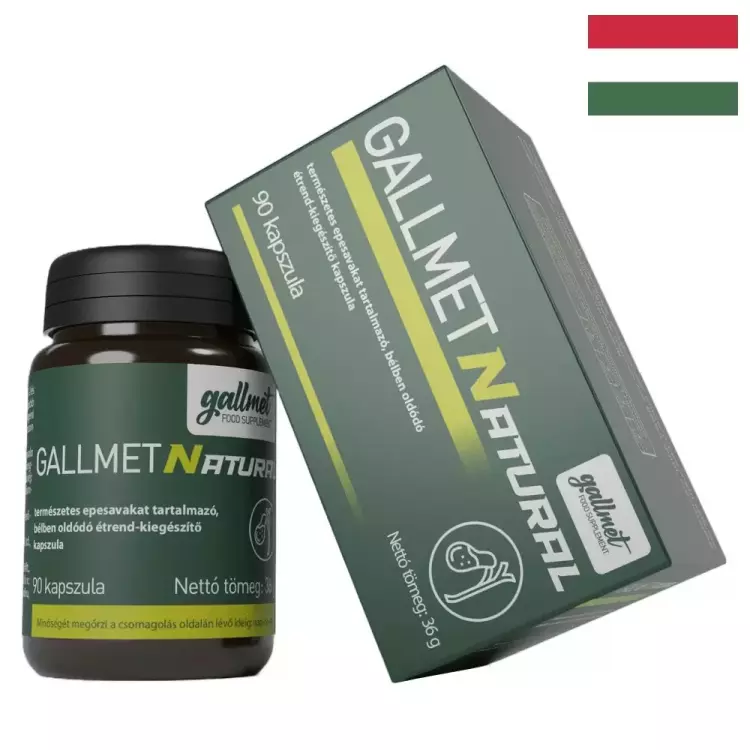 Gallmet Natural étrendkieg. bélben oldódó kapszula 90x Gallmet Natural étrendkieg. bélben oldódó kapszula 90x