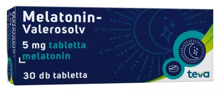 Melatonin-Valerosolv 5 mg tabletta 30x Melatonin-Valerosolv 5 mg tabletta 30x