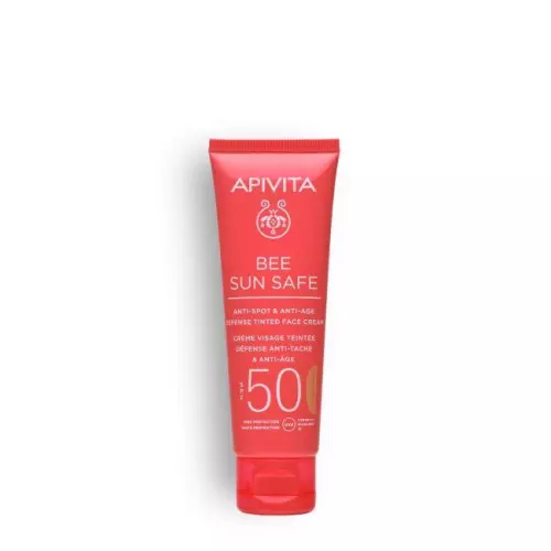 APIVITA BEE SUN SAFE Színezett arckrém SPF50 50ml