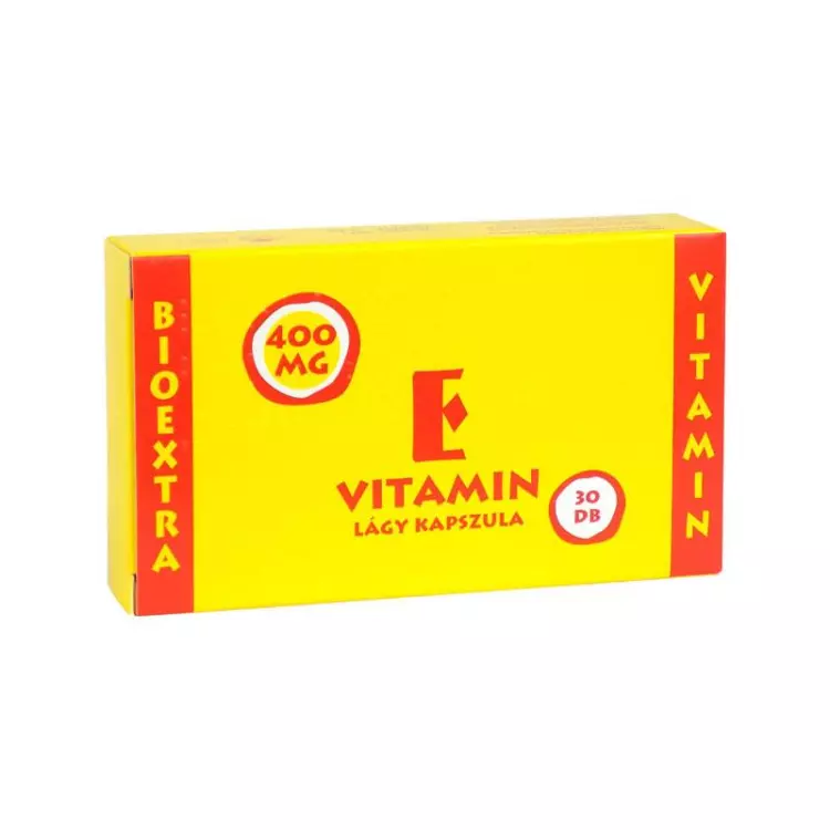 Vitamin E Bioextra 400 mg lágy kapszula 30x Vitamin E Bioextra 400 mg lágy kapszula 30x