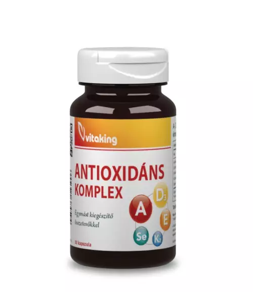 Vitaking Antioxidáns komplex A+D+E+K2+Szelén kapsz 30x