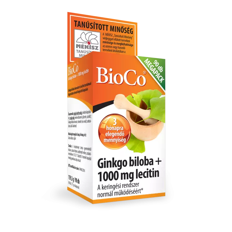 BioCo Ginkgo bil.+ lecitin 1000 mg kapsz. megapack 90x BioCo Ginkgo bil.+ lecitin 1000 mg kapsz. megapack 90x