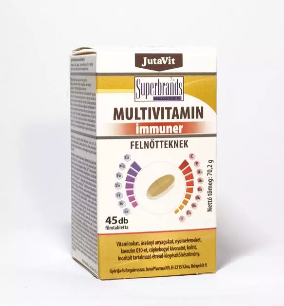 JutaVit Immuner multivitamin filmtabletta 45x JutaVit Immuner multivitamin filmtabletta 45x