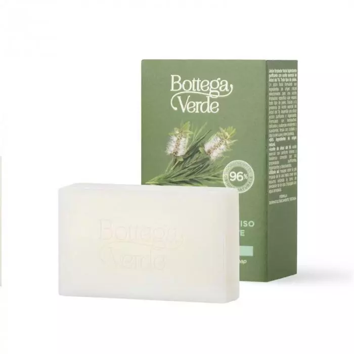 Bottega Verde Tea Tree tisztító arcszappan 100g Bottega Verde Tea Tree tisztító arcszappan 100g