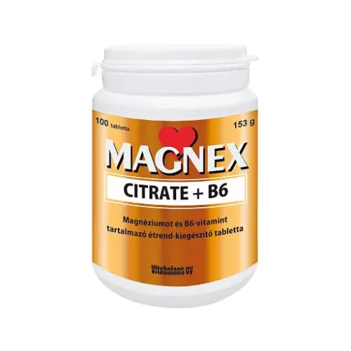 Magnex Citrate B6 vitamin tabletta Vitabalans 100x