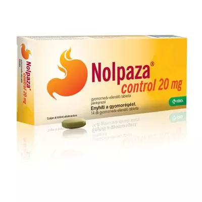Nolpaza Control 20 mg gyomornedv-ellená. tabletta 14x