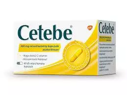Cetebe 500 mg retard kemény kapszula 60x