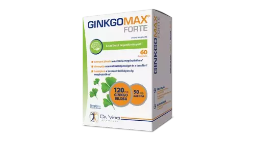 GinkgoMAX Forte Ginkgo 120mg+ Bacopa 50mg kapszula 60x