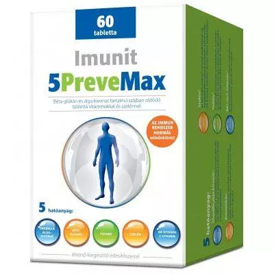 Imunit 5 PreveMax szájban oldodó tabletta 60x Imunit 5 PreveMax szájban oldodó tabletta 60x