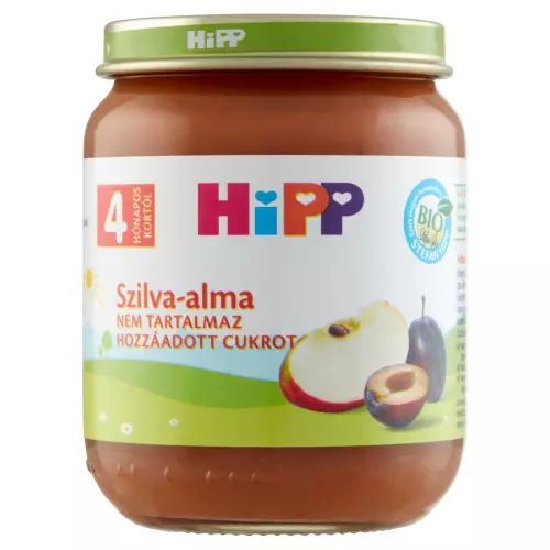 HiPP BIO szilva-alma 4.hó 125g