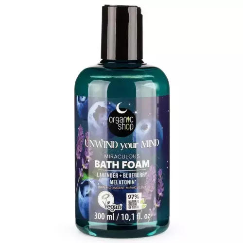 Organic Shop Varázslatos habfürdő levendulával, áfonyával és melatoninnal 300ml