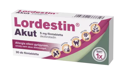 Lordestin Akut 5 mg filmtabletta 30x