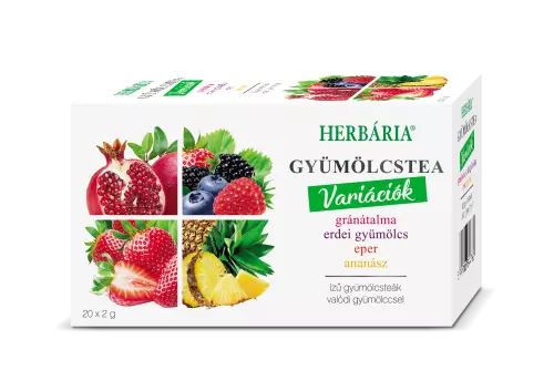 Herbária tea variációk gránátalma-eper 20x