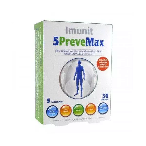 Imunit 5 PreveMax szájban oldódó tabletta 30x Imunit 5 PreveMax szájban oldódó tabletta 30x