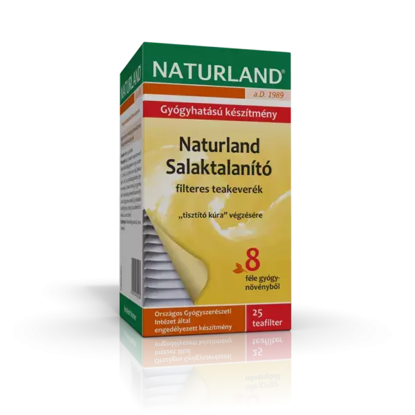 Naturland Salaktalanító teakeverék filteres 25x1g Naturland Salaktalanító teakeverék filteres 25x1g