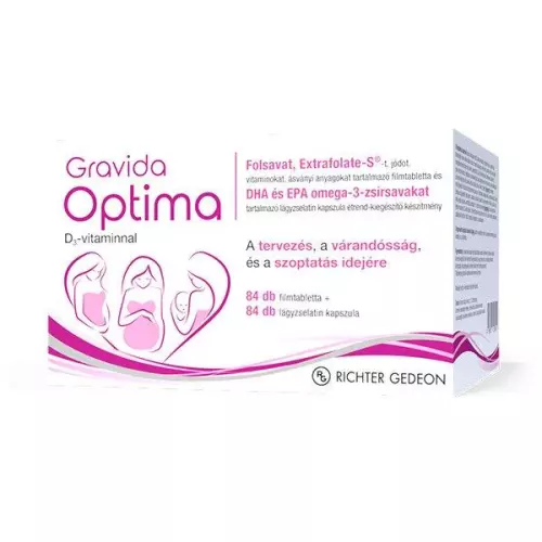 Gravida Optima filmtabletta+ kapszula 84x+84x