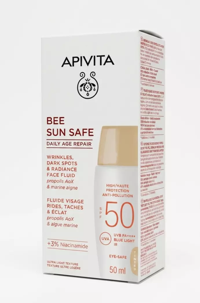 APIVITA BEE SUN SAFE Daily Age Repair fluid SPF50 50ml