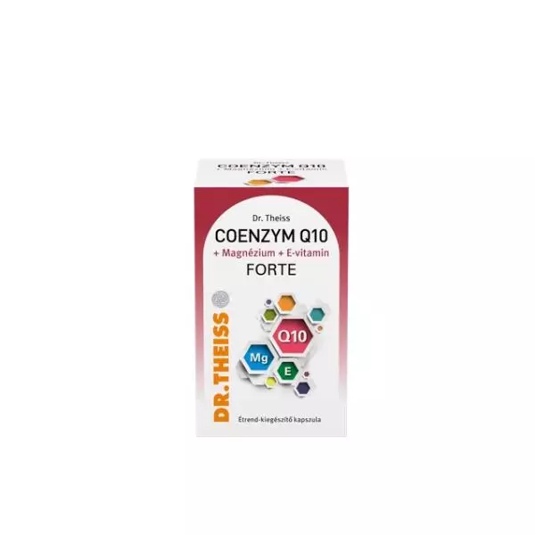 Dr. Theiss Coenzym Q10+ Mg+ E-vitamin forte kapsz. 60x Dr. Theiss Coenzym Q10+ Mg+ E-vitamin forte kapsz. 60x