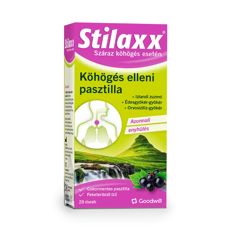 Stilaxx pasztilla köhögés ellen 28x Stilaxx pasztilla köhögés ellen 28x
