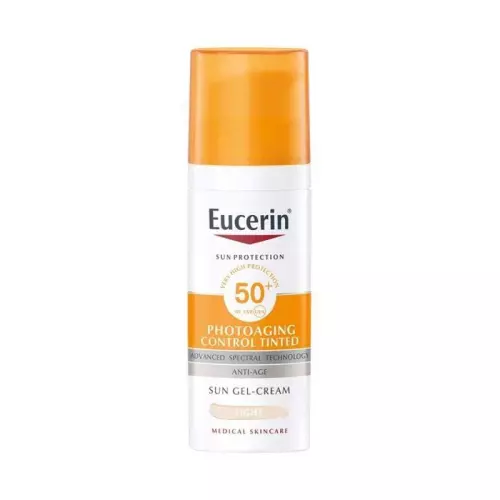 Eucerin Sun Photoaging Control színezett napozó krém arcra light SPF50+ 50ml