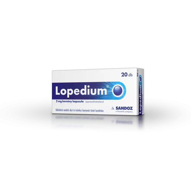 Lopedium 2 mg kemény kapszula 20x Lopedium 2 mg kemény kapszula 20x