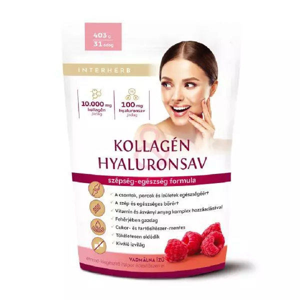 Interherb Kollagén+Hyaluronsav italpor vadmálna 400g Interherb Kollagén+Hyaluronsav italpor vadmálna 400g