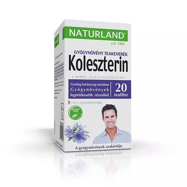 Koleszterin tea filteres NATURLAND 20x2g Koleszterin tea filteres NATURLAND 20x2g