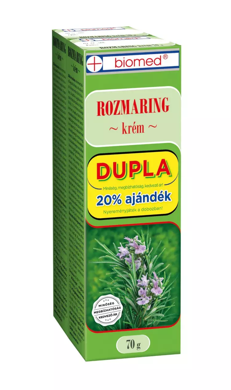 Biomed Rozmaring krém Dupla 2x70g Biomed Rozmaring krém Dupla 2x70g