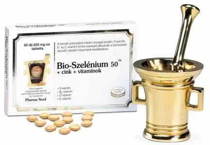 Bio-Szelénium  50TM+cink+vit. tabl. Pharma Nord 60x