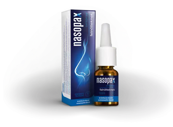 Nasopax Duo orrspray felnőtteknek 1x10ml Nasopax Duo orrspray felnőtteknek 1x10ml