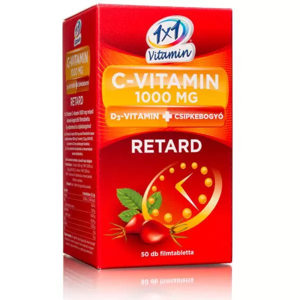 VitaPlus 1x1 Vitaday C-vit. 1000mg+D3+cs.ret.ftbl. 50x VitaPlus 1x1 Vitaday C-vit. 1000mg+D3+cs.ret.ftbl. 50x
