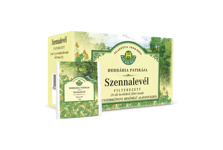 Szennalevél tea filteres HERBÁRIA 20x1,5g Szennalevél tea filteres HERBÁRIA 20x1,5g