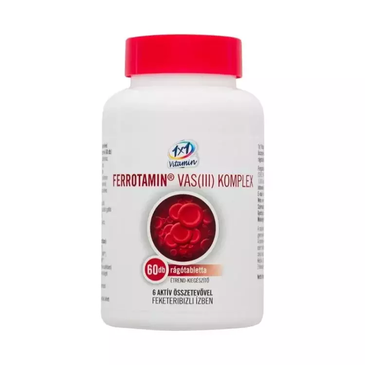 Ceres 1x1 Vitamin Ferrotamin rágótabletta 60x