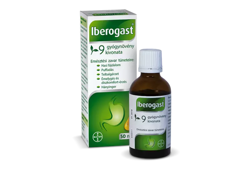 Iberogast Nonaherba belsőleges oldatos cseppek 1x50ml Iberogast Nonaherba belsőleges oldatos cseppek 1x50ml