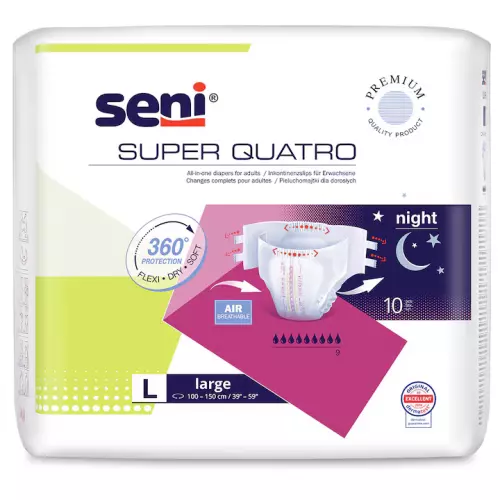 Seni Super Quatro nadrágpelenka  L 10x