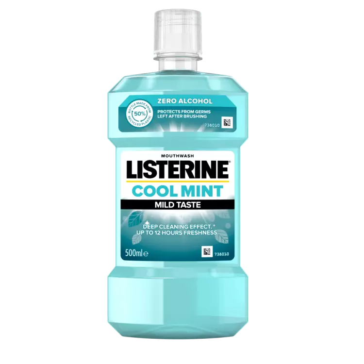 Listerine Coolmint Mild Taste szájvíz 500ml Listerine Coolmint Mild Taste szájvíz 500ml