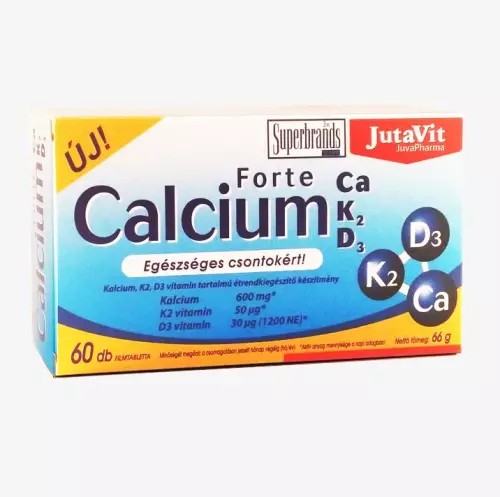 JutaVit Calcium Forte D3 K2 filmtabletta 60x